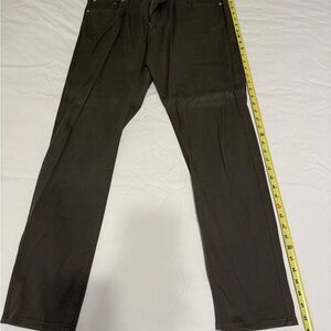 Men’s Dark Grey/Olive J. Press 5 pocket pants